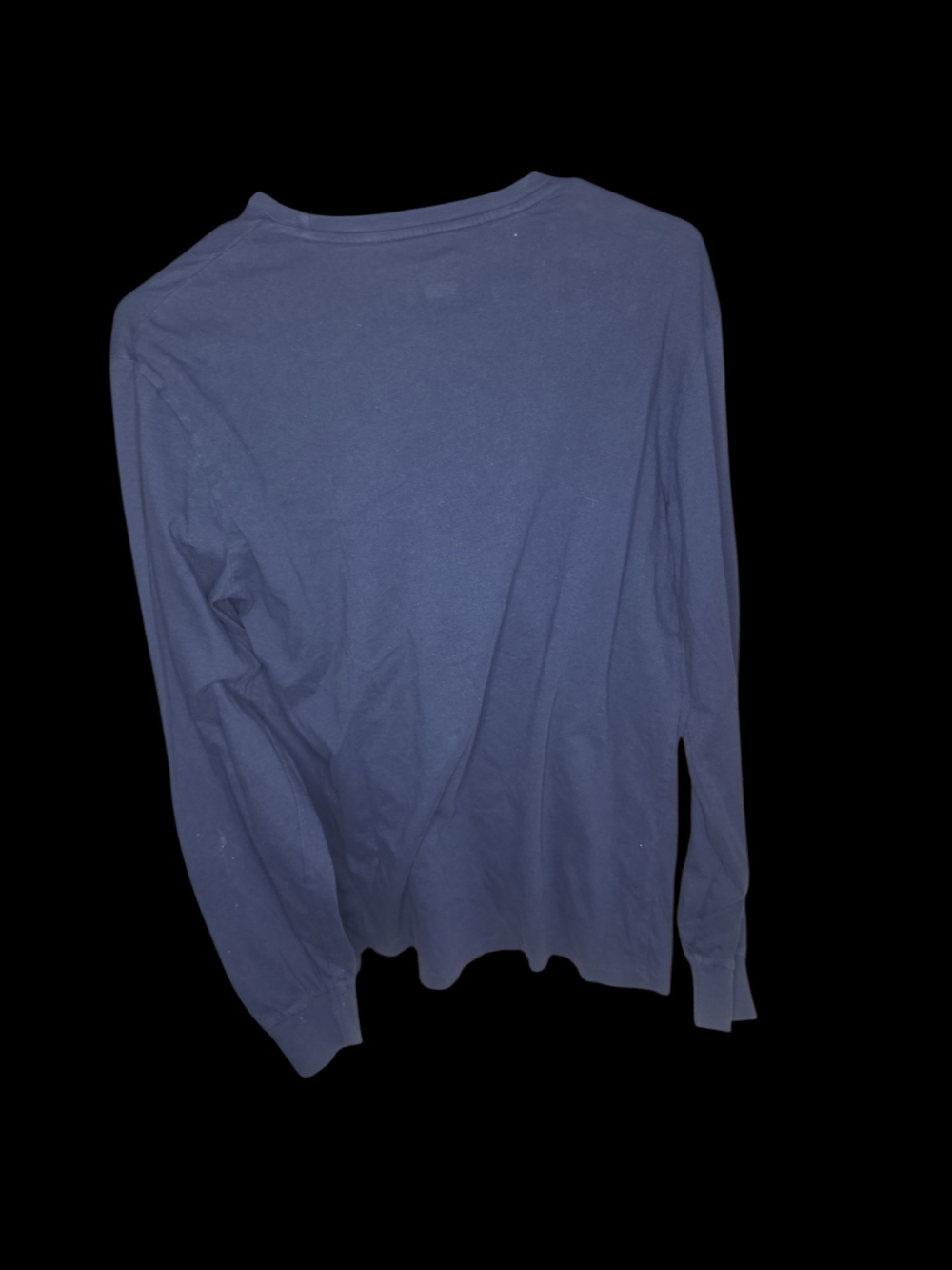Polo by Ralph Lauren Navy Long-Sleeve Crewneck Tee with Red Pony - Picture 2 of 4